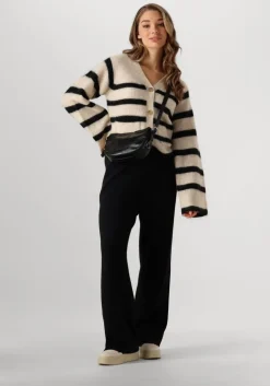 zand second female vest ovalis knit wide sleeve cardigan