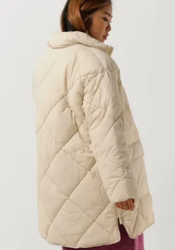 zand selected femme gewatteerde jas heidi puffer jacket