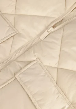 zand selected femme gewatteerde jas heidi puffer jacket