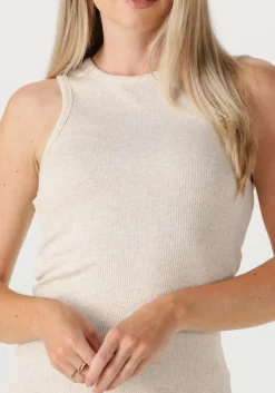 zand selected femme maxi jurk slfanna sl ankle tank dress