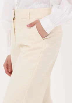 zand selected femme pantalon slfrita mw wide pant