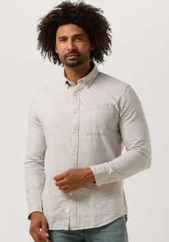 zand selected homme casual overhemd regross shirt