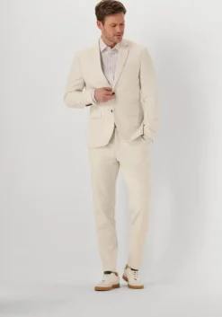 zand selected homme klassiek overhemd slhslim-performance shirt ls noos