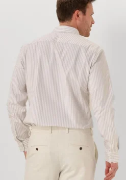 zand selected homme klassiek overhemd slhslim-performance shirt ls noos