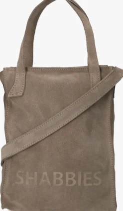 zand shabbies schoudertas cara suede bag