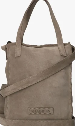 zand shabbies schoudertas cara suede bag