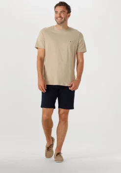 zand tommy hilfiger t-shirt ess seasonal reg fit solid tee