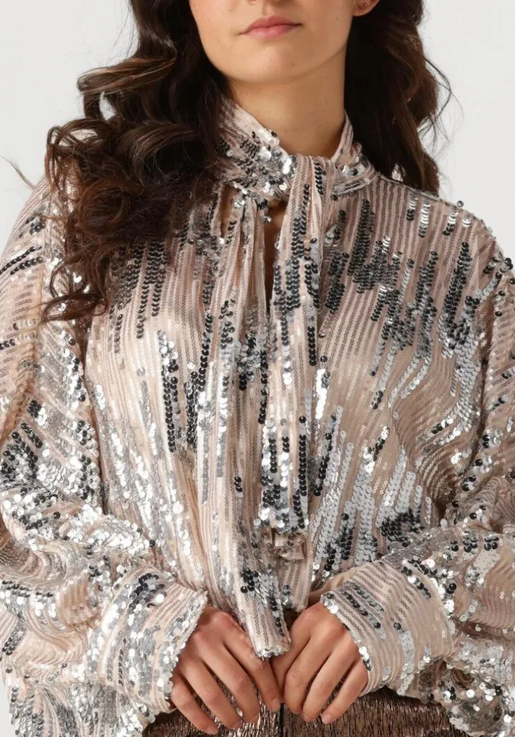 zilveren amaya amsterdam blouses glitter blouse