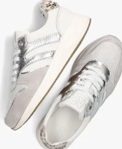 zilveren apples & pears lage sneakers 12091