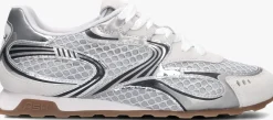 zilveren ash lage sneakers kabuki