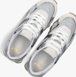 zilveren ash lage sneakers kabuki