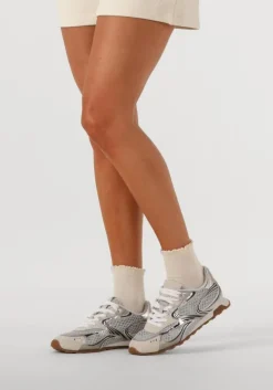zilveren ash lage sneakers kabuki