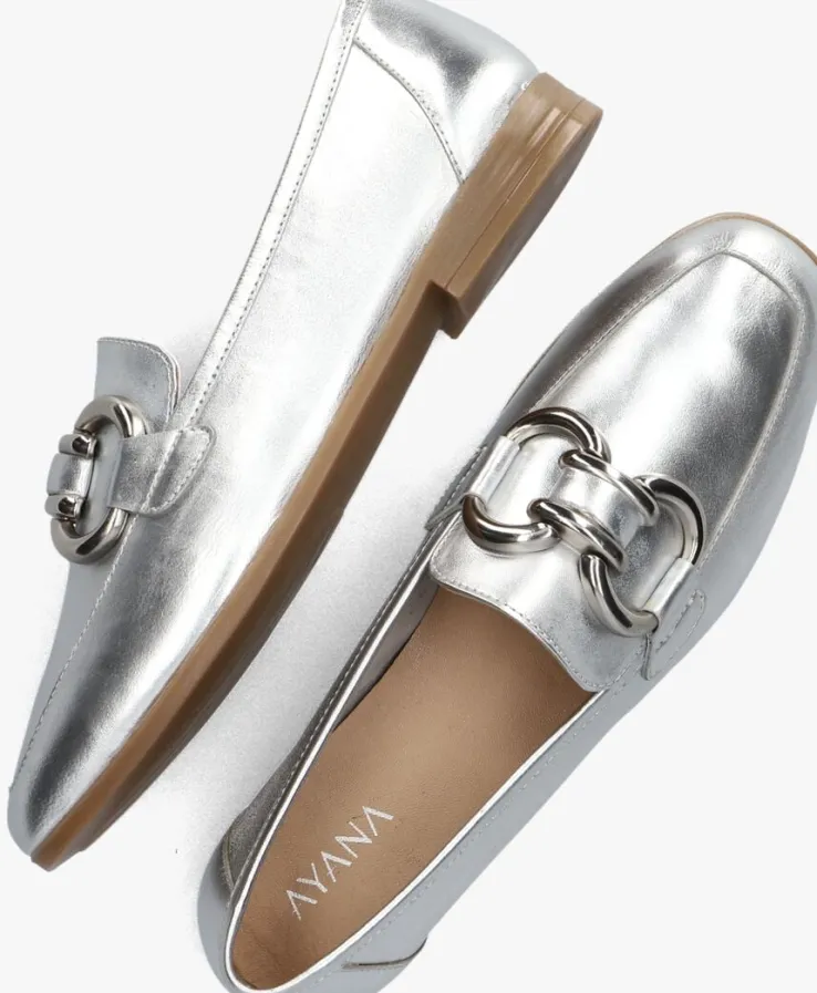 zilveren ayana loafers 4777
