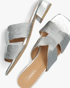 zilveren ayana slippers 0325-8