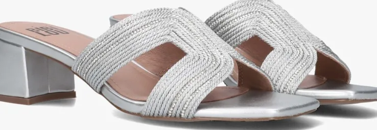 zilveren bibi lou muiltjes 879z94hg