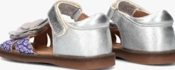 zilveren bisgaard platte sandalen 70274
