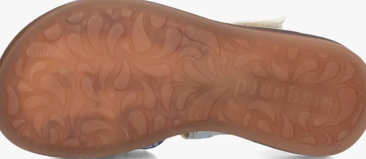 zilveren bisgaard platte sandalen 70274