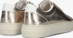 zilveren blackstone lage sneakers mae