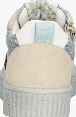 zilveren braqeez lage sneakers puk paris