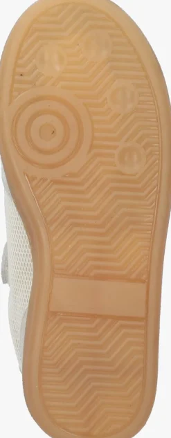 zilveren braqeez lage sneakers gaia gum