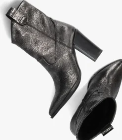 zilveren bronx enkellaarsjes next americana