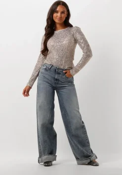 zilveren bruuns bazaar tops & t-shirts ilex round neck