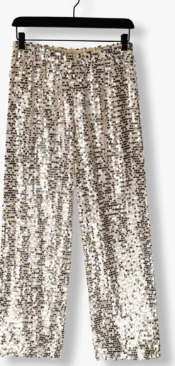 zilveren bruuns bazaar wijde broek brinna pants