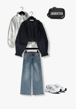 zilveren cars jeans gewatteerde jas silly