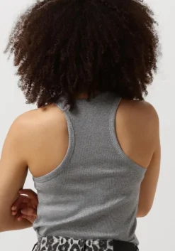 zilveren co'couture top sahara glitter tank top