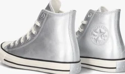 zilveren converse hoge sneakers chuck taylor all star hi