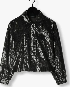 zilveren copenhagen muse blouses cmtrucker-jacket