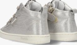 zilveren develab hoge sneakers 44400