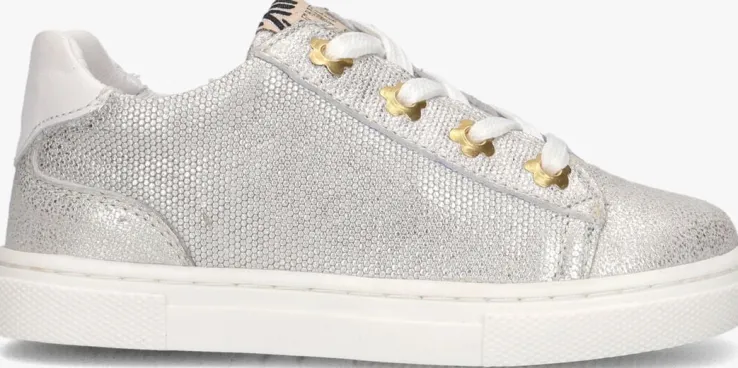 zilveren develab lage sneakers 44708