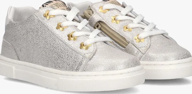 zilveren develab lage sneakers 44708