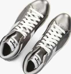zilveren diadora hoge sneakers game l high metallic wn