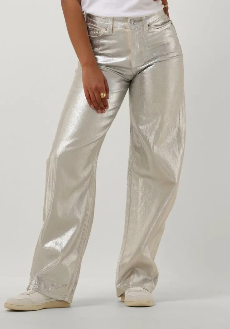 zilveren drykorn straight leg jeans medley