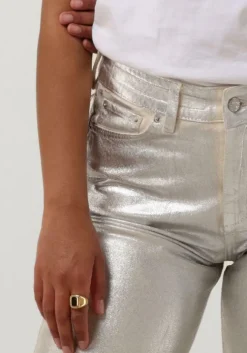 zilveren drykorn straight leg jeans medley