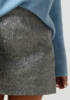 zilveren envii minirok enlion skirt 7068