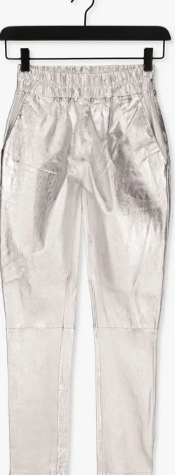 zilveren est'seven legging est’chino stretch leather