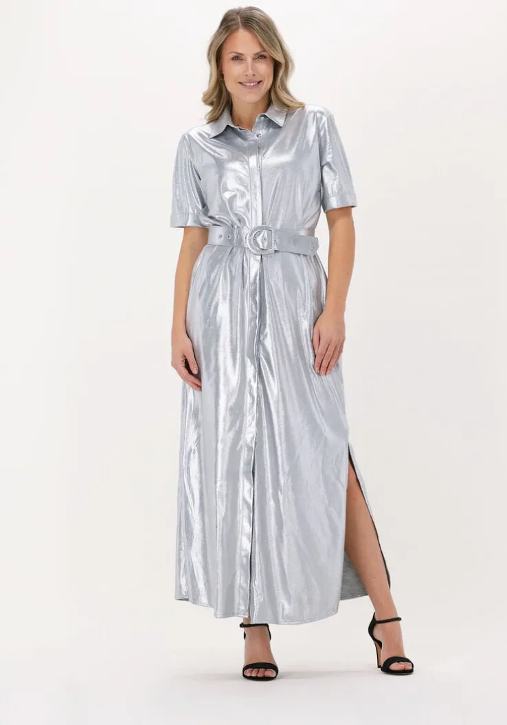 zilveren est'seven maxi jurk dress to impress