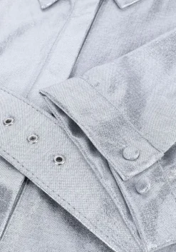 zilveren est'seven maxi jurk dress to impress