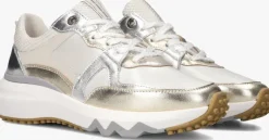 zilveren floris van bommel lage sneakers sfw-10111