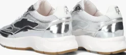 zilveren floris van bommel lage sneakers sfw-10101