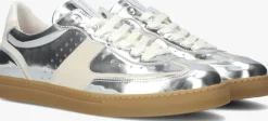 zilveren floris van bommel lage sneakers sfw-10096