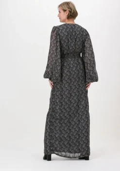 zilveren freebird maxi jurk fajr dress