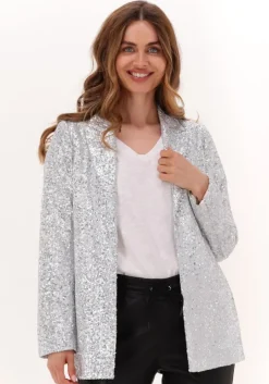 zilveren goosecraft blazer bowie sequine blazer