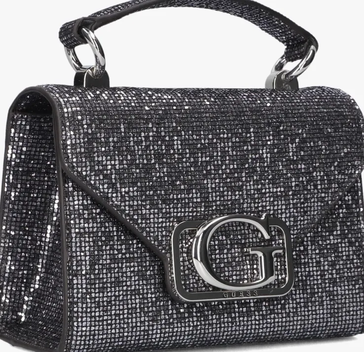 zilveren guess schoudertas zalina