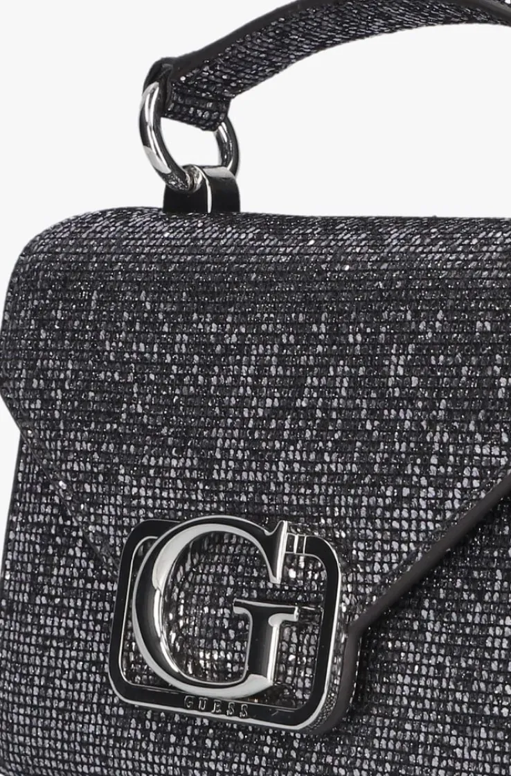 zilveren guess schoudertas zalina