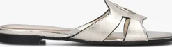 zilveren guess slippers ciella