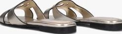 zilveren guess slippers ciella